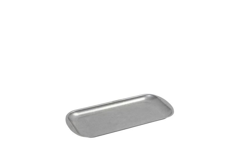 SNOW GREY ΠΙΑΤΟ ΟΡΘΟΓ. SS 18/10 23Χ13,5Χ1,5ΕΚ.