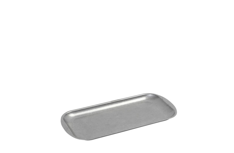 SNOW GREY ΠΙΑΤΟ ΟΡΘΟΓ. SS 18/10 27Χ15Χ1,5ΕΚ.