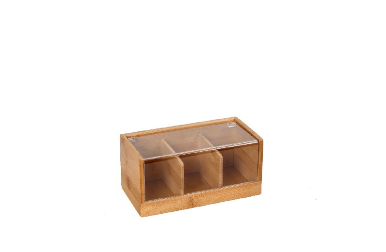 ΚΟΥΤΙ ΜΕ ΚΑΠ. 3-ΘΕΣΕΩΝ BAMBOO-ACRYLIC 22X13X10EK