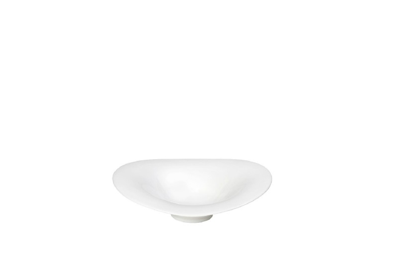 FLOW IVORY ΠΙΑΤΟ ΒΑΘΥ WAVY 22X21,5X6CM