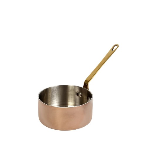 SHINY COPPER ΚΑΤΣΑΡΟΛΑΚΙ ΜΕ ΜΟΝΗ ΛΑΒΗ 3-PLY SS18/10-SS18/0 300MLD: 10 H: 5CM
