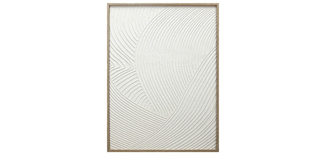 ΠΙΝΑΚΑΣ ΣΕ ΚΑΜΒΑ ΛΕΥΚΟΣ ΓΥΨΙΝΟΣ 80Χ60ΕΚ