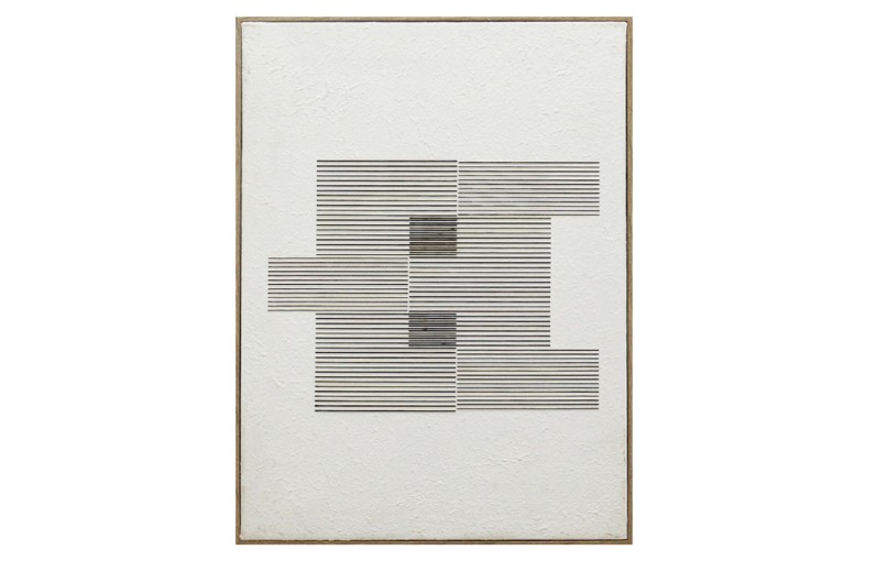 ΠΙΝΑΚΑΣ ΣΕ ΚΑΜΒΑ ΛΕΥΚΟΣ ΓΚΡΙ ΓΥΨΙΝΟΣ 60Χ45ΕΚ