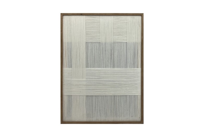 ΠΙΝΑΚΑΣ ΜΕ ΚΟΡΝΙΖΑ ΞΥΛΙΝΗ ΚΑΙ ΝΗΜΑ ΜΠΕΖ ΓΚΡΙ 60X80X3EK