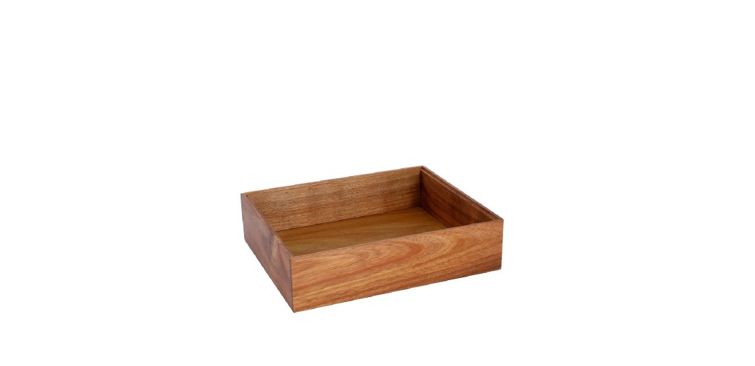 ΚΟΥΤΙ ΑΚΑΚΙΑΣ ΣΤΟΙΒΑΖΟΜΕΝΟ GN1/2 H: 8,5CM 32,5X26,5X8,5EK.