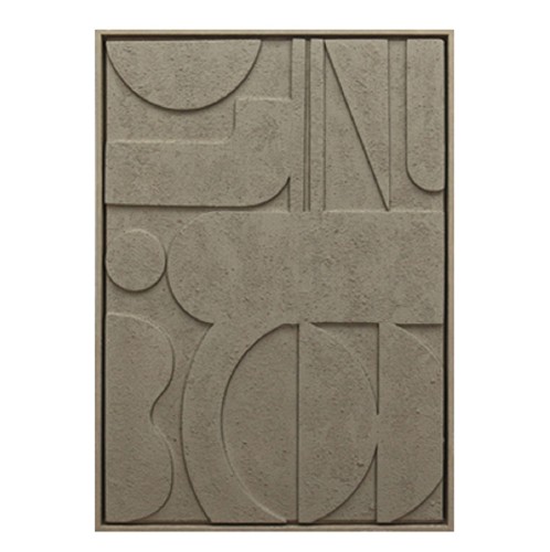 ΠΙΝΑΚΑΣ ΣΕ 3D ΜΠΕΖ PVC/MDF 50X70X3ΕΚ