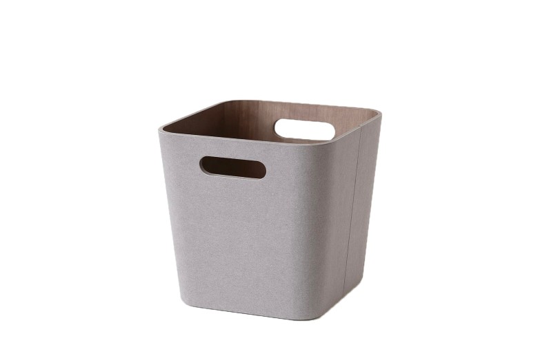 ΚΑΛΑΘΙ ΤΕΤΡΑΓΩΝΟ ΓΚΡΙ ΥΦΑΣΜΑΤΙΝΟ 27Χ27Χ28ΕΚ