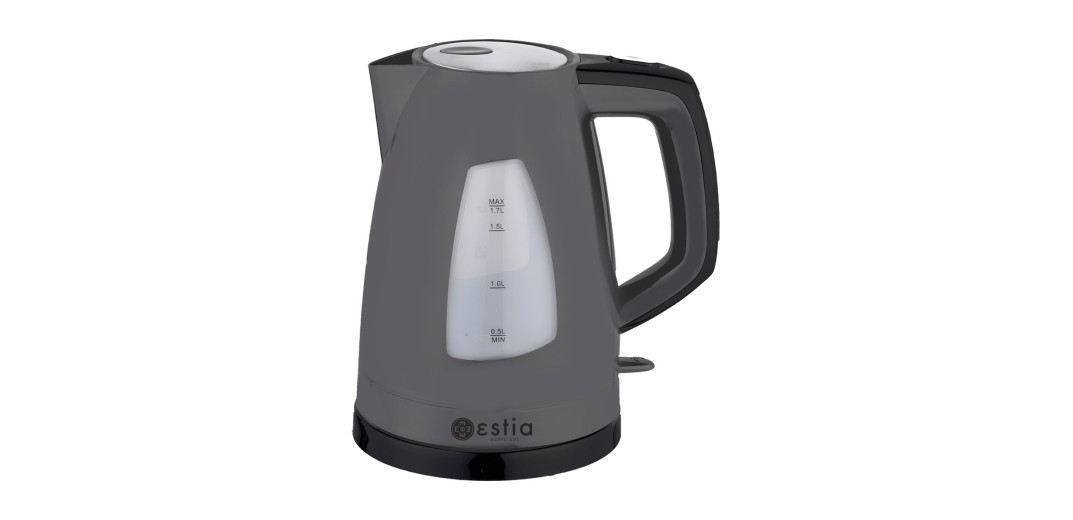 ESTIA ΒΡΑΣΤΗΡΑΣ AROMA GREY ΠΛΑΣΤΙΚΟΣ 2200w 1.7lt ΓΚΡΙ