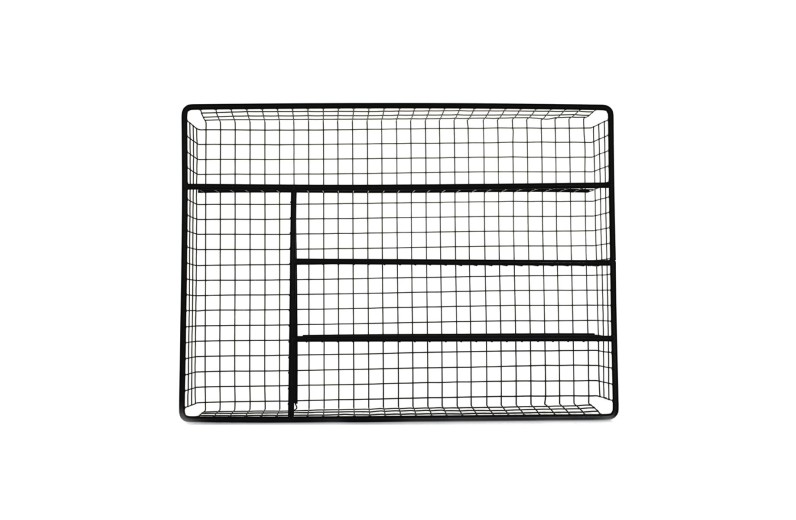 ESTIA ΘΗΚΗ ΣΥΡΤΑΡΙΟΥ METAL BLACK  ΜΕΤΑΛΛΙΚΗ 36x26cm ΜΑΥΡΗ