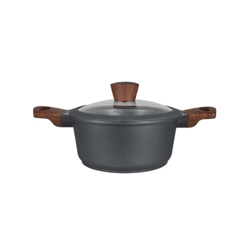 ESTIA ΚΑΤΣΑΡΟΛΑ STONE ΑΝΤΙΚΟΛΛΗΤΙΚΗ ΧΥΤΟΥ ΑΛΟΥΜΙΝΙΟΥ 20cm 2.5lt