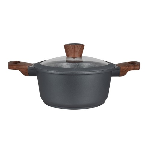 ESTIA ΚΑΤΣΑΡΟΛΑ STONE ΑΝΤΙΚΟΛΛΗΤΙΚΗ ΧΥΤΟΥ ΑΛΟΥΜΙΝΙΟΥ 28cm 6.7lt