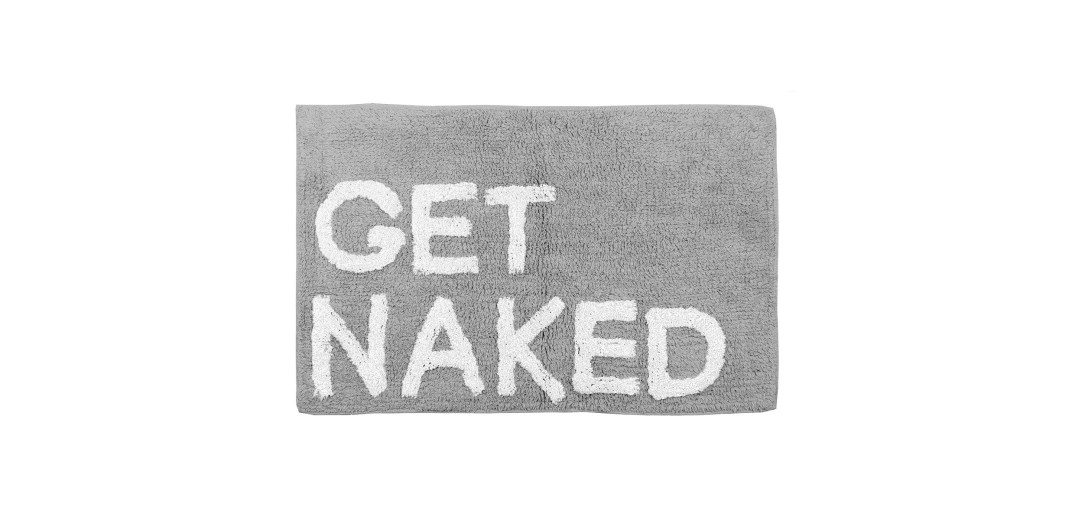 ESTIA ΤΑΠΕΤΟ ΜΠΑΝΙΟΥ GET NAKED ΒΑΜΒΑΚΕΡΟ 80x50cm ΓΚΡΙ