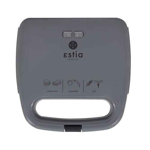 ESTIA ΤΟΣΤΙΕΡΑ AROMA GREY 2 ΘΕΣΕΩΝ 750w ΓΚΡΙ