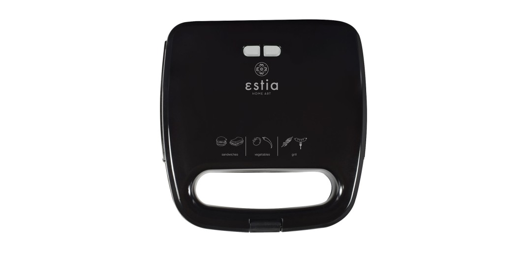 ESTIA ΤΟΣΤΙΕΡΑ BLACK PLUS 2 ΘΕΣΕΩΝ 750w ΜΑΥΡΗ