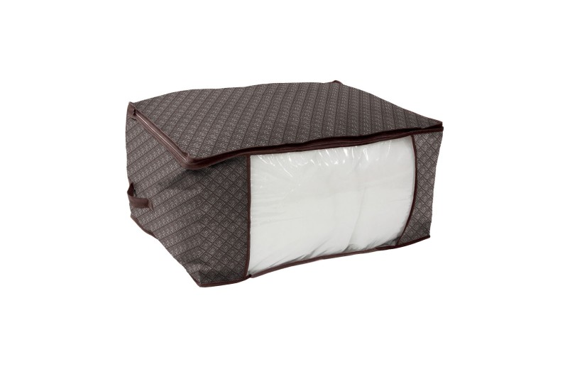 ESTIA ΘΗΚΗ ΑΠΟΘΗΚΕΥΣΗΣ GREY NON WOVEN ΥΦΑΣΜΑΤΙΝΗ ΜΕ ΔΙΠΛΟ ΦΕΡΜΟΥΑΡ 60x45x30cm