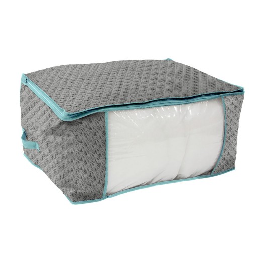 ESTIA ΘΗΚΗ ΑΠΟΘΗΚΕΥΣΗΣ CORAL NON WOVEN ΥΦΑΣΜΑΤΙΝΗ ΜΕ ΔΙΠΛΟ ΦΕΡΜΟΥΑΡ 60x45x30cm