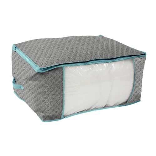 ESTIA ΘΗΚΗ ΑΠΟΘΗΚΕΥΣΗΣ CORAL NON WOVEN ΥΦΑΣΜΑΤΙΝΗ ΜΕ ΔΙΠΛΟ ΦΕΡΜΟΥΑΡ 60x45x30cm