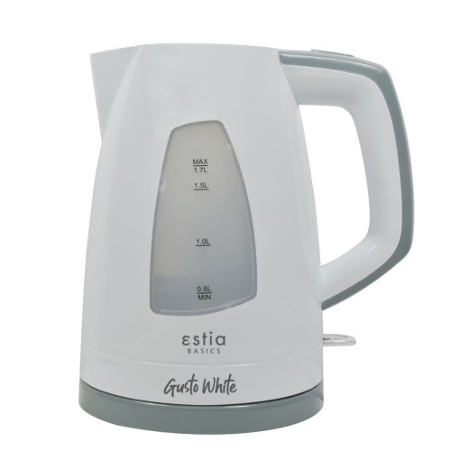 ESTIA ΒΡΑΣΤΗΡΑΣ GUSTO WHITE  ΠΛΑΣΤΙΚΟΣ 2200w 1.7lt ΛΕΥΚΟΣ