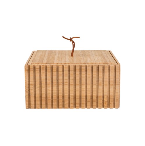 ESTIA ΚΟΥΤΙ ΑΠΟΘΗΚΕΥΣΗΣ ΚΑΙ ΟΡΓΑΝΩΣΗΣ ΜΠΑΝΙΟΥ BAMBOO ESSENTIALS 15x15x7cm