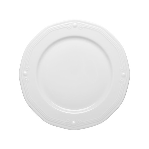 ESTIA ΠΙΑΤΟ ΡΗΧΟ ATHÉNÉE ΠΟΡΣΕΛΑΝΙΝΟ ΑΝΑΓΛΥΦΟ 27cm WHITE