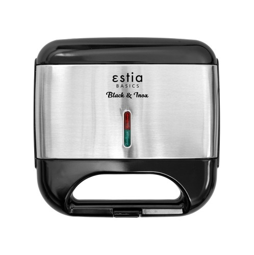 ESTIA ΤΟΣΤΙΕΡΑ BLACK & INOX 2 ΘΕΣΕΩΝ 800w