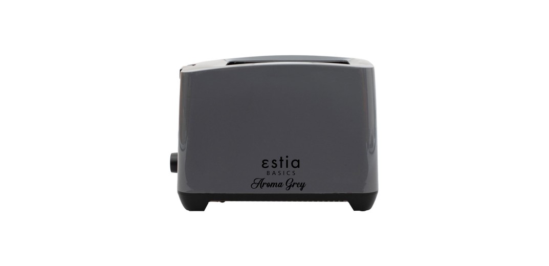 ESTIA ΦΡΥΓΑΝΙΕΡΑ AROMA GREY 2 ΘΕΣΕΩΝ ΜΕ 7 ΕΠΙΠΕΔΑ ΨΗΣΙΜΑΤΟΣ 750w ΓΚΡΙ