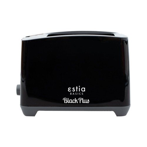 ESTIA ΦΡΥΓΑΝΙΕΡΑ BLACK PLUS 2 ΘΕΣΕΩΝ ΜΕ 7 ΕΠΙΠΕΔΑ ΨΗΣΙΜΑΤΟΣ 750w ΜΑΥΡΗ