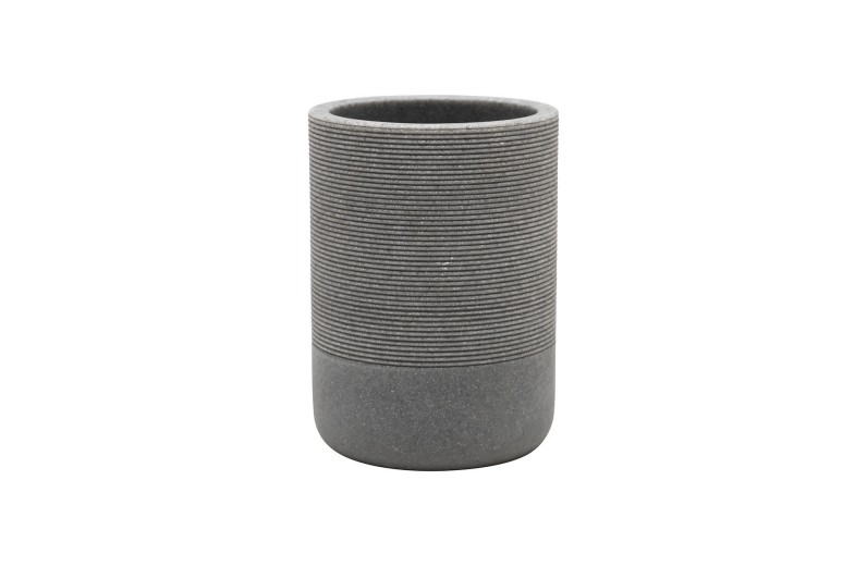 ESTIA ΠΟΤΗΡΑΚΙ ΜΠΑΝΙΟΥ STONE ΡΗΤΙΝΗΣ ΓΚΡΙ