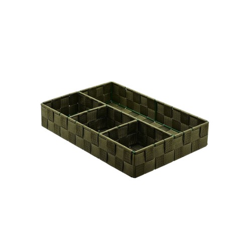 ESTIA ΚΑΛΑΘΙ ΟΡΓΑΝΩΣΗΣ 4 ΘΕΣΕΩΝ OLIVE SEIRES 33x23x6cm ΛΑΔΙ