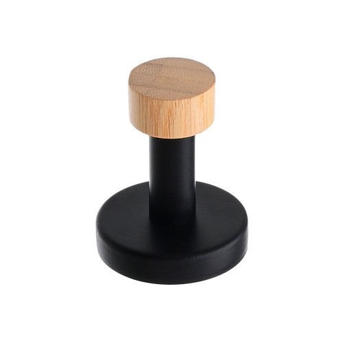 ESTIA ΚΡΕΜΑΣΤΡΑ ΕΠΙΤΟΙΧΙΑ BAMBOO ESSENTIALS ΜΟΝΗ ΜΕΤΑΛΛΙΚΗ ΜΑΥΡΗ