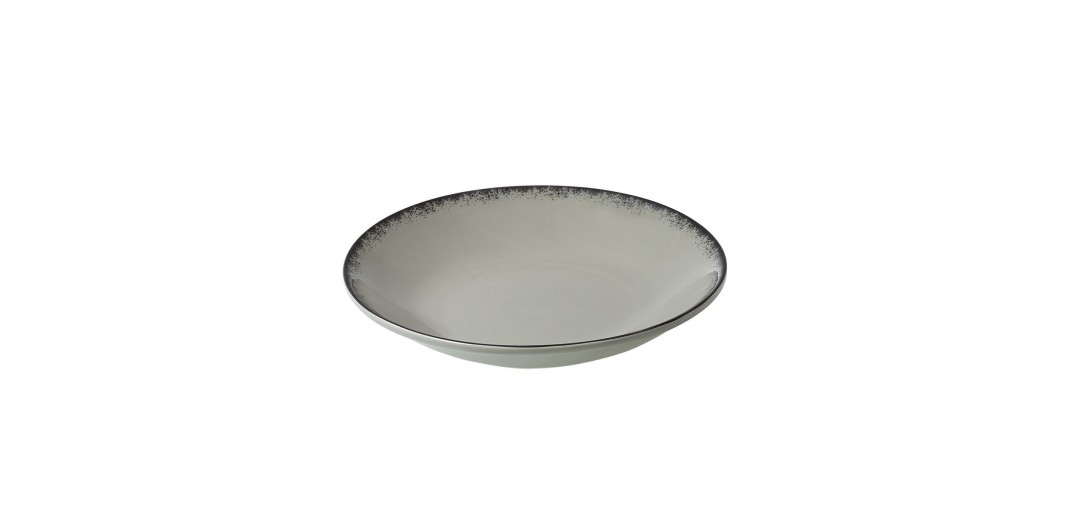 ESTIA ΠΙΑΤΟ ΒΑΘΥ PEARL GREY ΠΟΡΣΕΛΑΝΙΝΟ 23cm