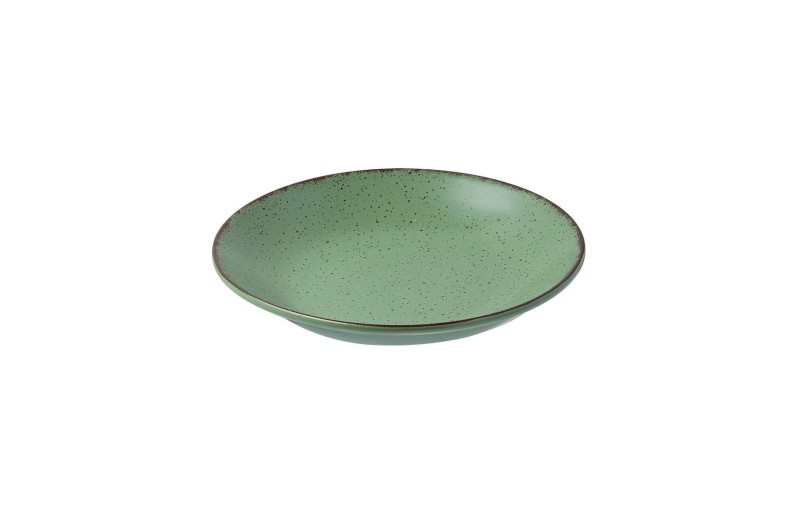 ESTIA ΠΙΑΤΟ ΒΑΘΥ TERRA GREEN ΠΟΡΣΕΛΑΝΙΝΟ 23cm