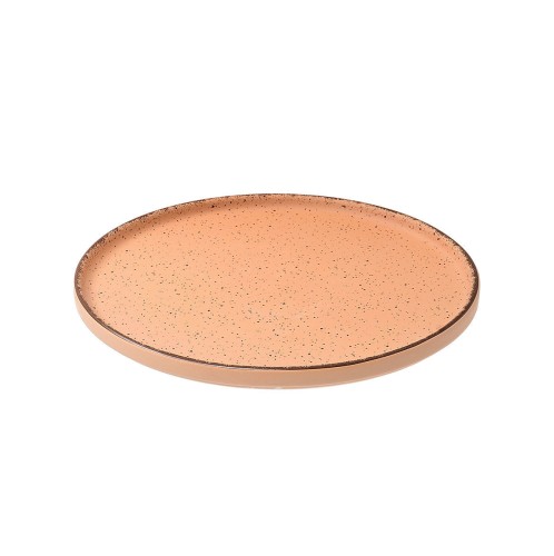 ESTIA ΠΙΑΤΟ ΡΗΧΟ ΚΑΘΕΤΟ TERRA SALMON ΠΟΡΣΕΛΑΝΙΝΟ 21cm