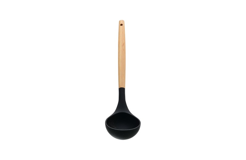 ESTIA ΚΟΥΤΑΛΑ ΒΑΘΙΑ BAMBOO ESSENTIALS ΣΙΛΙΚΟΝΗΣ ΜΑΥΡΗ