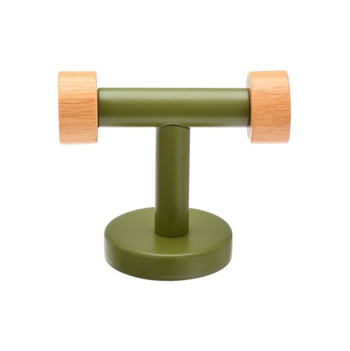 ESTIA ΚΡΕΜΑΣΤΡΑ ΕΠΙΤΟΙΧΙΑ OLIVE SERIES ΔΙΠΛΗ ΜΕΤΑΛΛΙΚΗ/BAMBOO ΛΑΔΙ