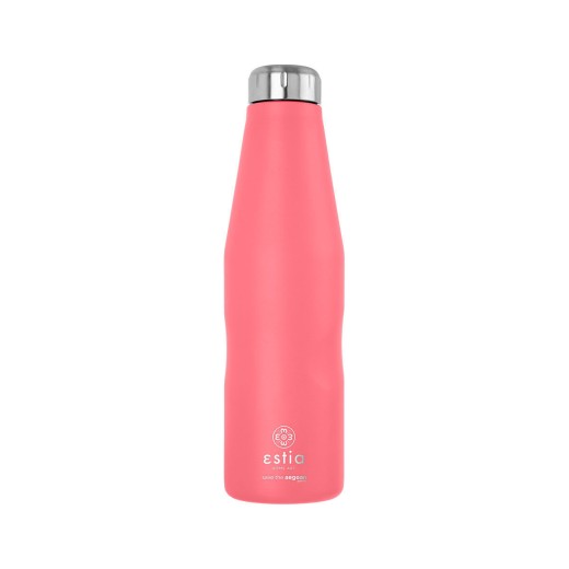 ESTIA ΘΕΡΜΟΣ TRAVEL FLASK SAVE THE AEGEAN 750ml FUSION CORAL