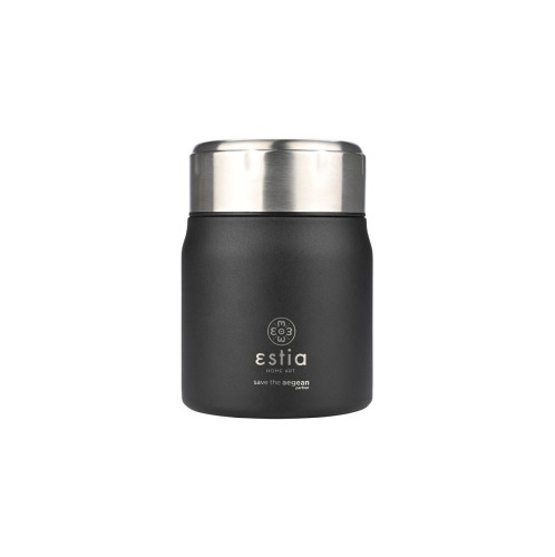 ESTIA ΘΕΡΜΟΣ LUNCH POT SAVE THE AEGEAN 0.5lt MIDNIGHT BLACK