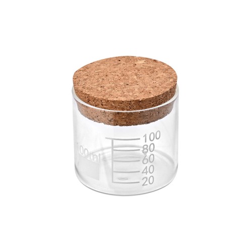 ESTIA ΔΟΧΕΙΟ ΑΠΟΘΗΚΕΥΣΗΣ ΓΥΑΛΙΝΟ 200ml ΜΕ ΚΑΠΑΚΙ ΦΕΛΛΟΥ