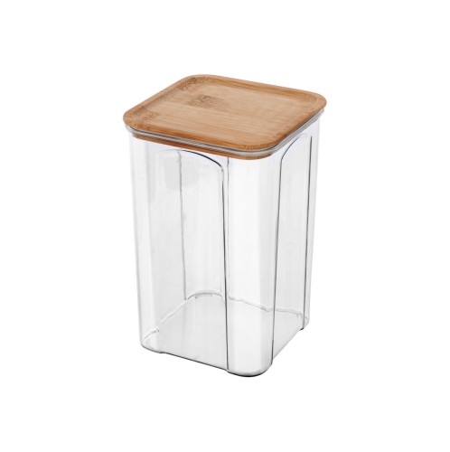ESTIA ΔΟΧΕΙΟ ΑΠΟΘΗΚΕΥΣΗΣ ΠΛΑΣΤΙΚΟ 800ml ΜΕ ΚΑΠΑΚΙ BAMBOO