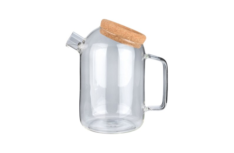 ESTIA ΚΑΝΑΤΑ ΓΥΑΛΙΝΗ 1200ml ΜΕ ΚΑΠΑΚΙ ΦΕΛΛΟΥ