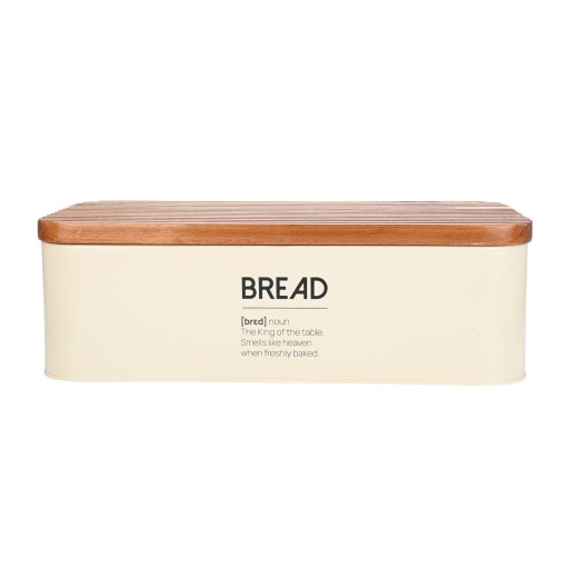 ESTIA ΨΩΜΕΡΑ ACACIA  ΜΕΤΑΛΛΙΚΗ 42x23x13cm IVORY