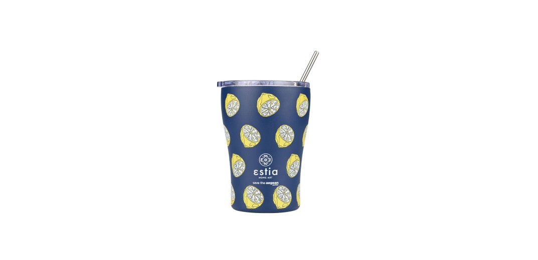 ESTIA ΘΕΡΜΟΣ COFFEE MUG SAVE THE AEGEAN 350ml CITRUS INFUSION