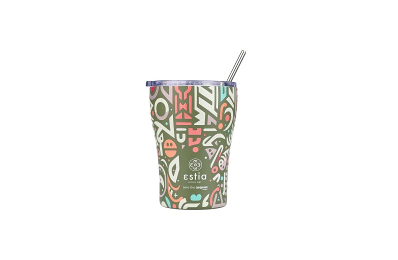 ESTIA ΘΕΡΜΟΣ COFFEE MUG SAVE THE AEGEAN 350ml GEOVIVID