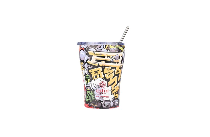 ESTIA ΘΕΡΜΟΣ COFFEE MUG SAVE THE AEGEAN 350ml GRAFFITI RHYTHM