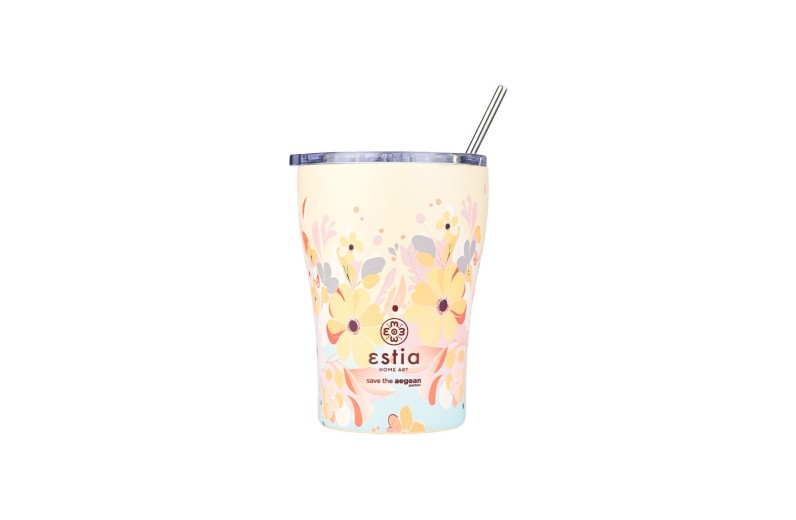 ESTIA ΘΕΡΜΟΣ COFFEE MUG SAVE THE AEGEAN 350ml SPRING SONATA