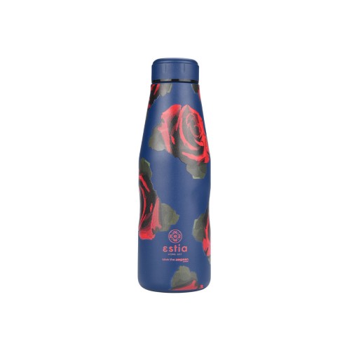ESTIA ΘΕΡΜΟΣ TRAVEL FLASK SAVE THE AEGEAN 500ml ELECTRIC ROSES