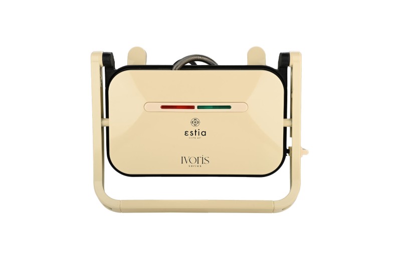 ESTIA ΤΟΣΤΙΕΡΑ IVORIS 2 ΘΕΣΕΩΝ 1300w ΜΕ ΑΝΤΙΚΟΛΛΗΤΙΚΕΣ ΠΛΑΚΕΣ