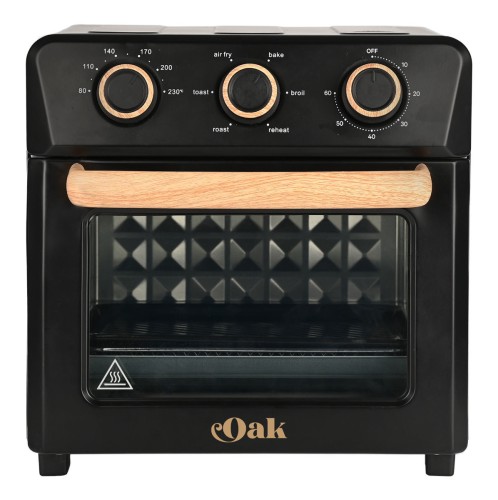 ESTIA ΦΡΙΤΕΖΑ ΑΕΡΟΣ OAK 1400w 12lt ΜΕ 4 ΛΕΙΤΟΥΡΓΕΙΕΣ ΨΗΣΙΜΑΤΟΣ ΜΑΥΡΟ