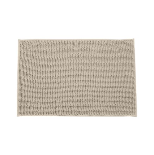 ESTIA ΤΑΠΕΤΟ ΜΠΑΝΙΟΥ BEADS 80x50cm ΠΟΛΥΕΣΤΕΡΑ TAUPE
