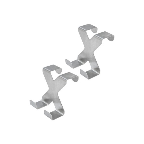 ESTIA ΚΡΕΜΑΣΤΡΑ ΔΙΠΛΗ ΜΕΤΑΛΙΚΗ ΙΝΟΞ ΣΕΤ 2 TEM.